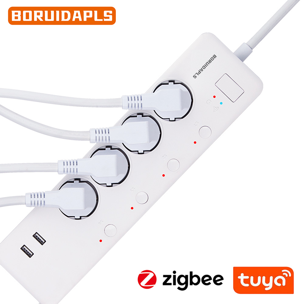 Smart Outdoor Plug - BORUIDAPLS Zigbee Multi-function Power Board 16A