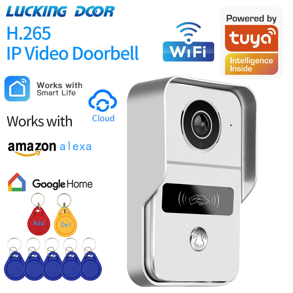Smart Home Video Doorbell - Tuya Smart 1080P Doorbell Camera WiFi