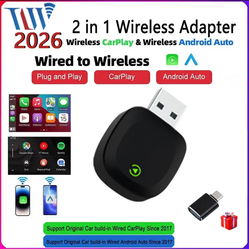 Wifi Smart Plug - TrolinkTek Wireless CarPlay Android 2026 New