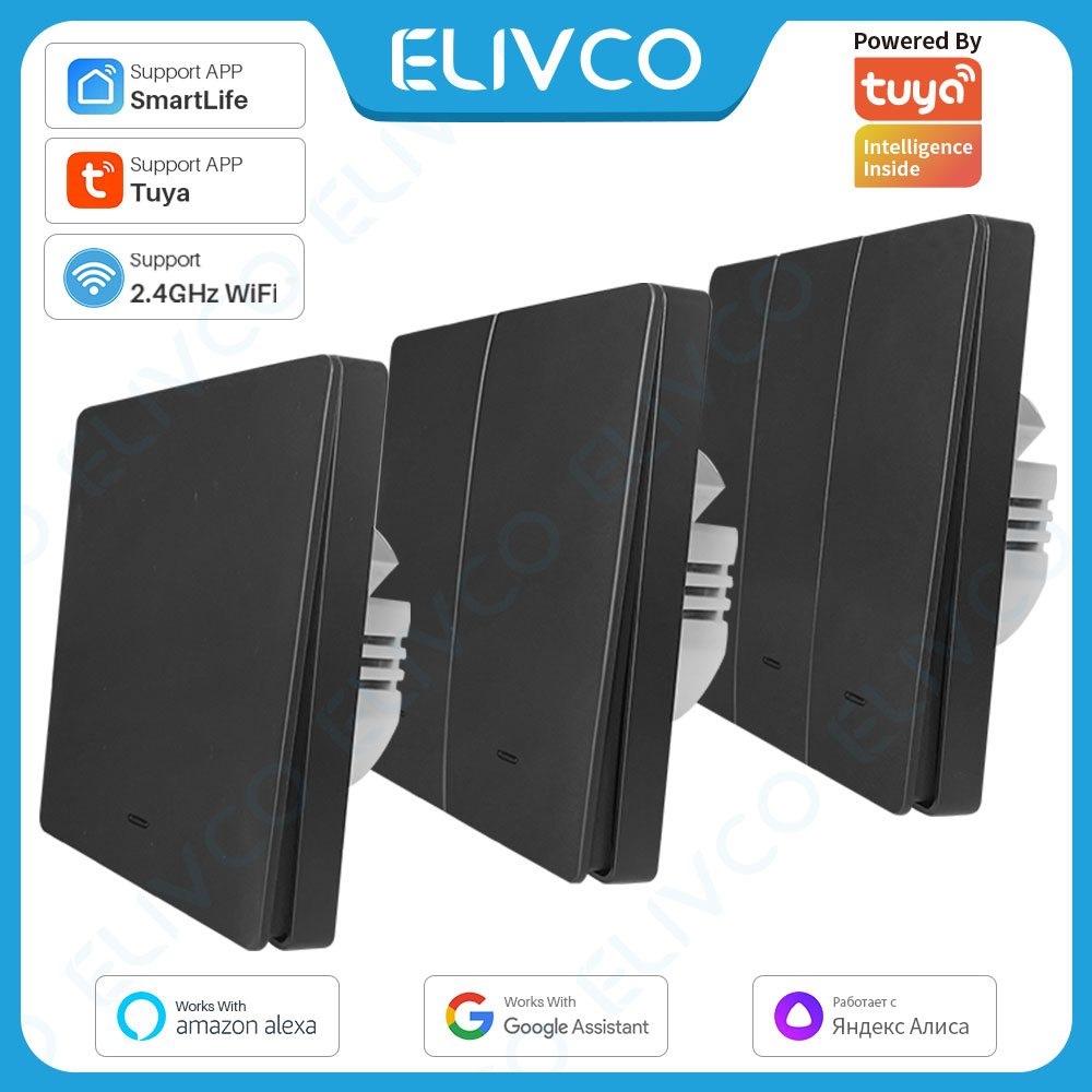 Smart Outdoor Plug - Tuya Smart WiFi Light Switch Push