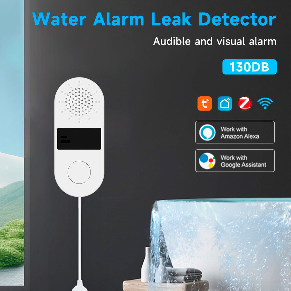 Wifi Water Sensor - Tuya Wifi Water Leak Detector with