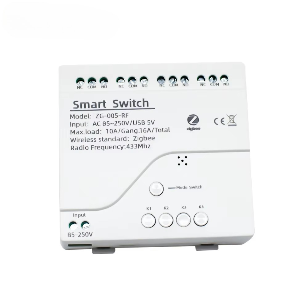 Smart Home Zigbee Gateway - Tuya 4CH Zigbee Switch Relay Module