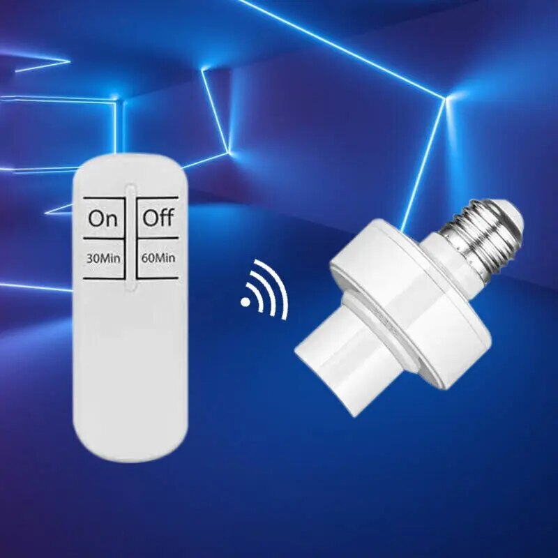 Voice Control Light Bulb - E27 LED Lamp RF 433MHz Smart
