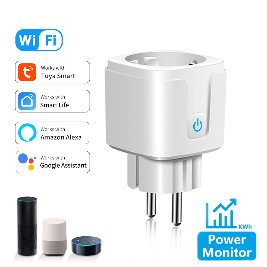 Smart Outdoor Plug - Tuya Smart Socket EU 16A AC100-240V