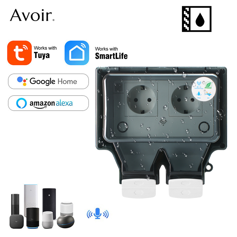 Avoir Tuya Wall Electrical Soc - Smart Outdoor Plug recension och pris