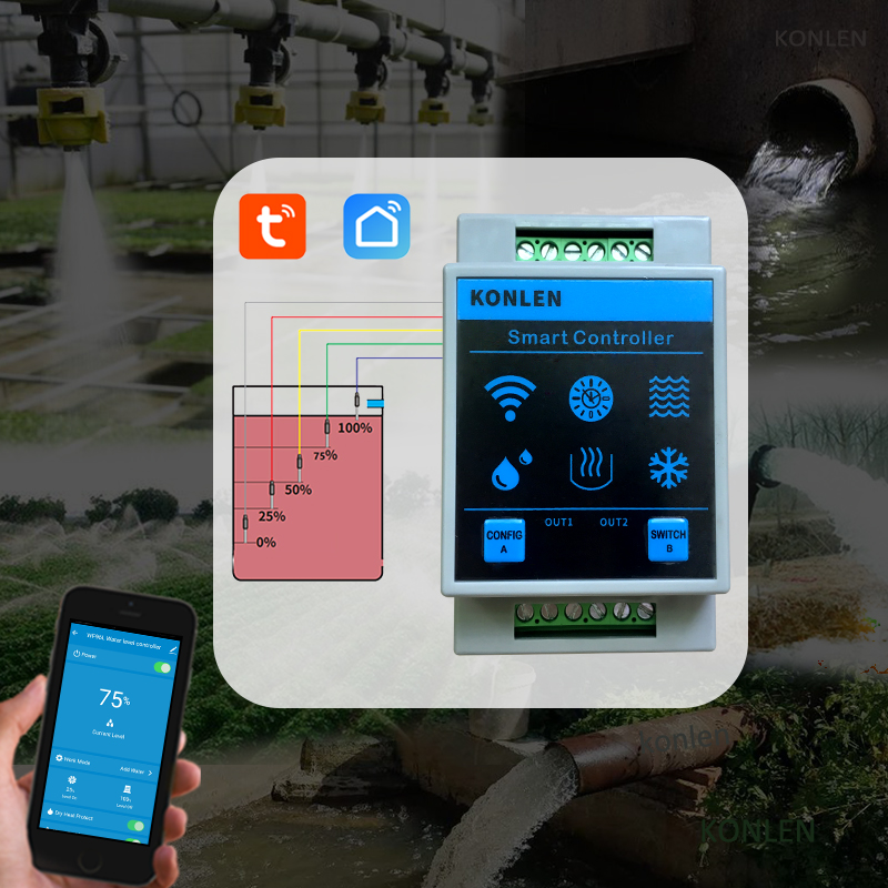 KONLEN Tuya Water Level Sensor - Wifi Water Sensor recension och pris