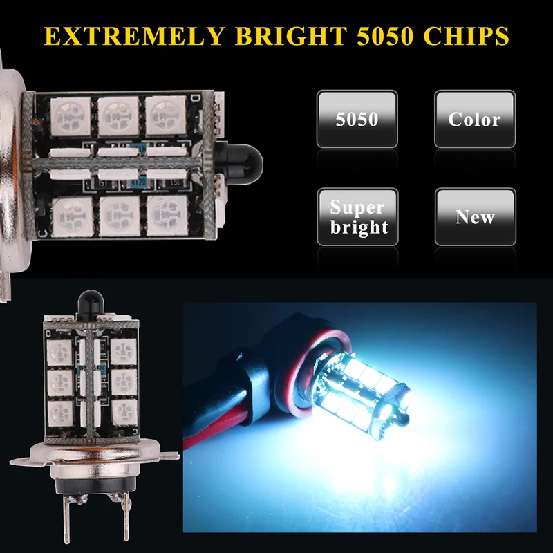 2pcs 881 LED RGB 5050 Chip 880 - Voice Control Light Bulb recension och pris