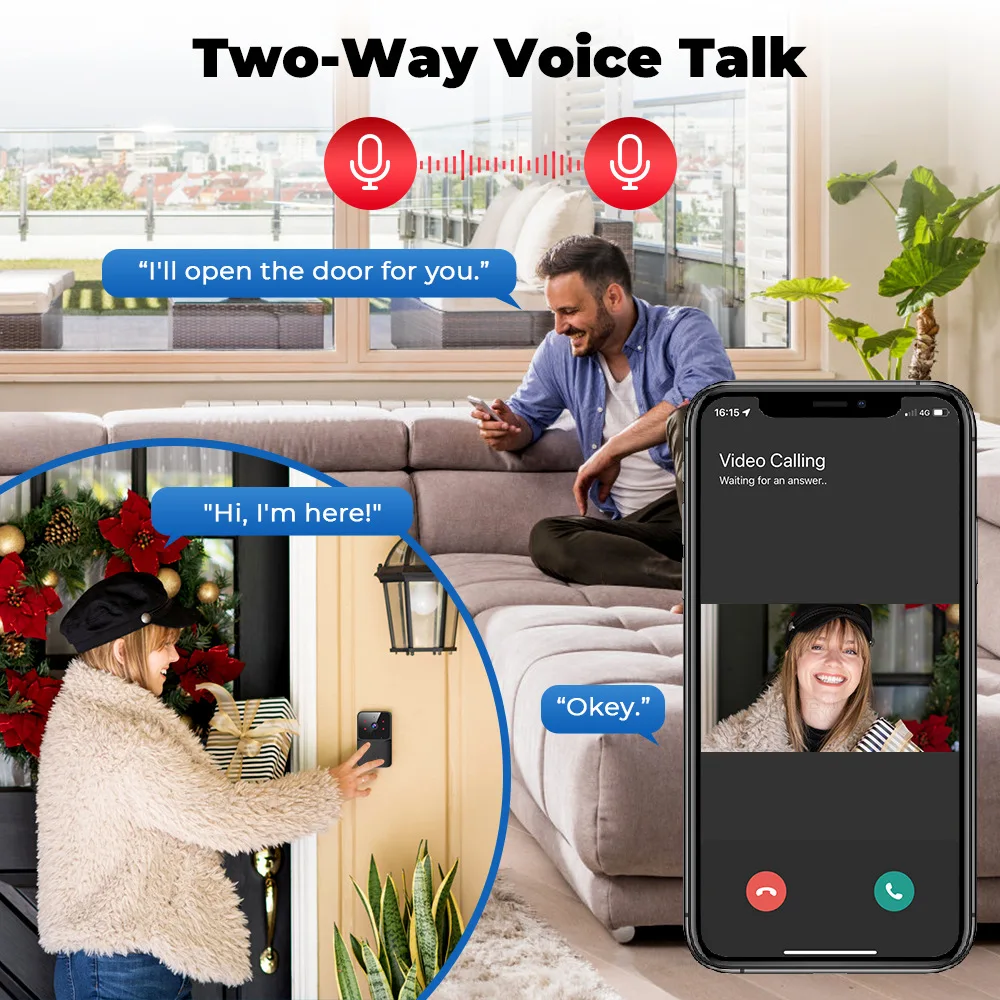 2026 WiFi Video Doorbell 1080P - Smart Home Video Doorbell recension och pris