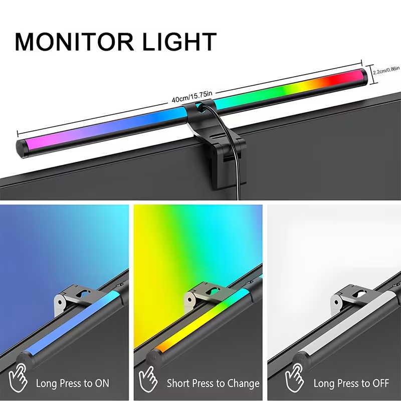 LED Monitor Light Bar With Rem - Voice Control Light Bulb recension och pris