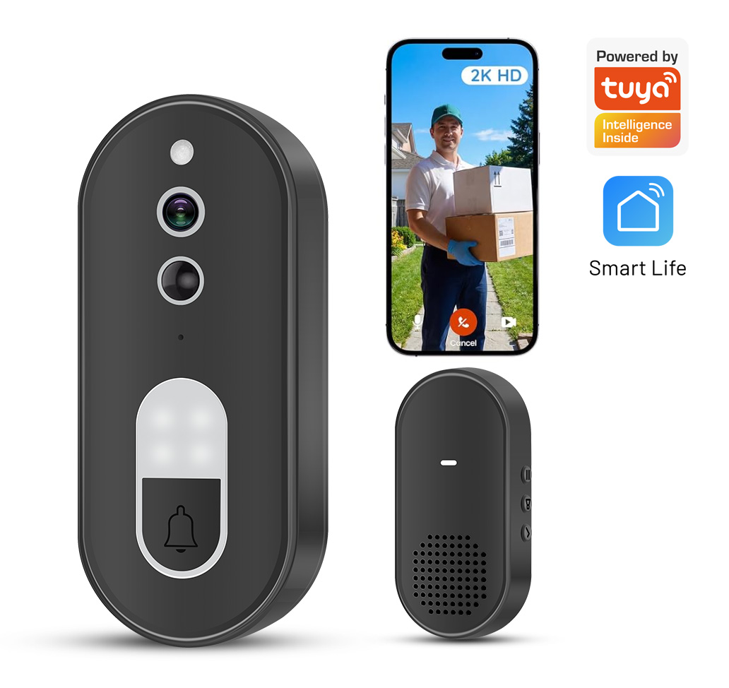 Tuya 1080P HD Wireless WiFi Vi - Smart Home Video Doorbell recension och pris
