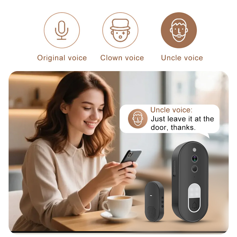 Tuya 1080P HD Wireless WiFi Vi - Smart Home Video Doorbell recension och pris