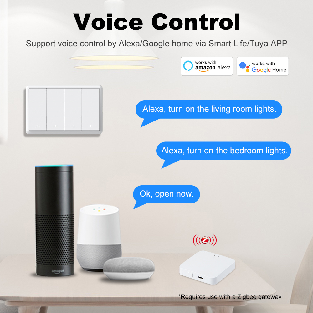 Manhot Smart zigbee Switch No  - Smart Home Tuya recension och pris