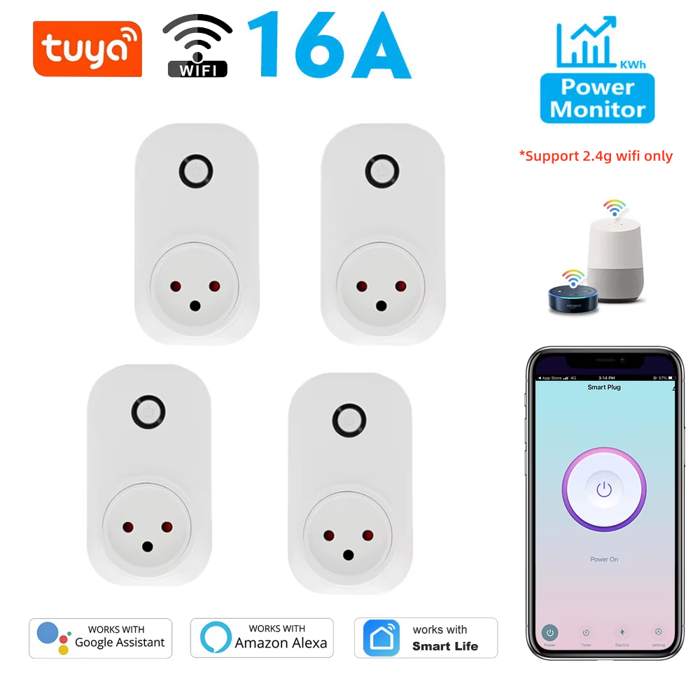 Tuya Smart Socket IsraeL Plug  - Smart Outdoor Plug recension och pris