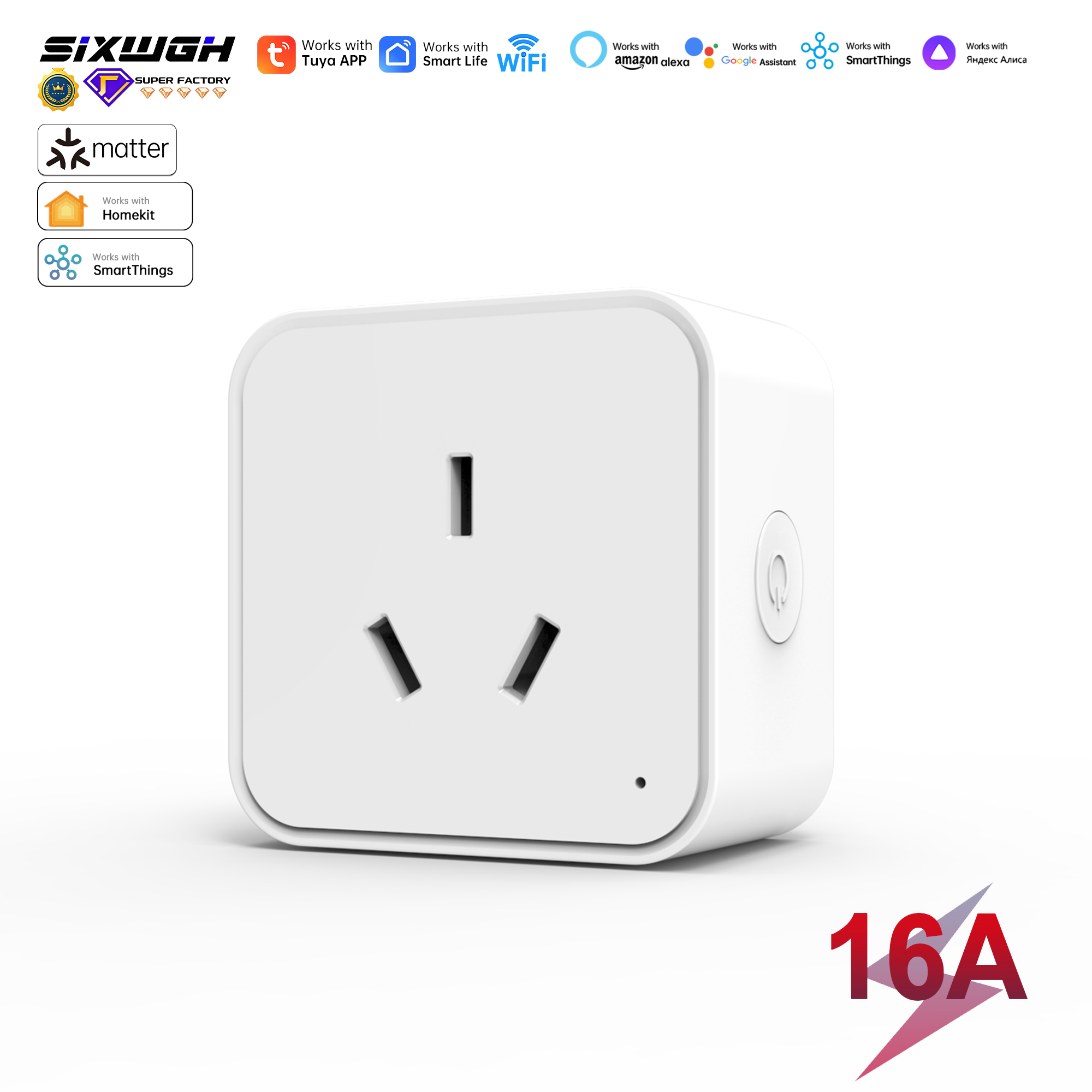 Matter Smart Plug AU Socket En - Smart Home Energy App recension och pris