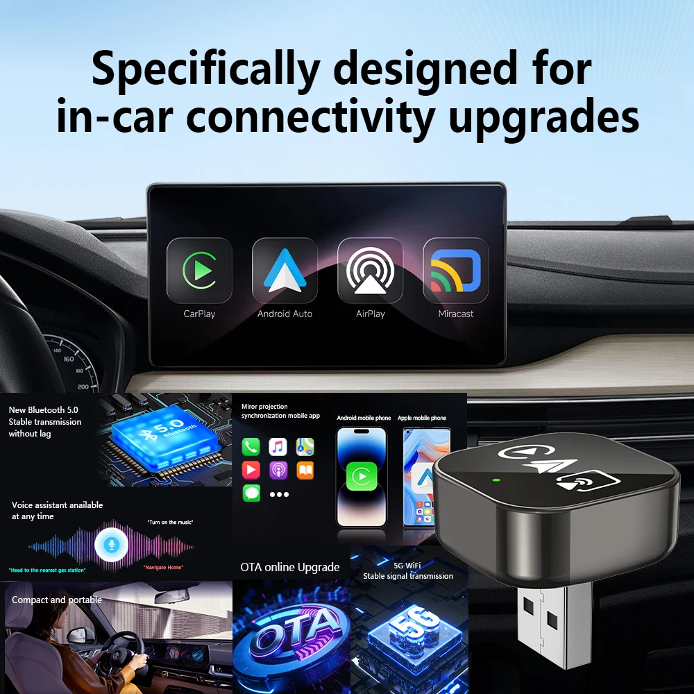 CarRocket Wireless Carplay Sma - Wifi Smart Plug recension och pris