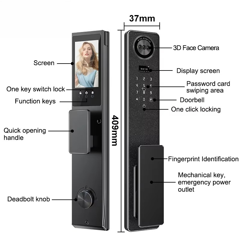 Tuya WiFi Smart Door Lock, Hom - Smart Home Tuya recension och pris