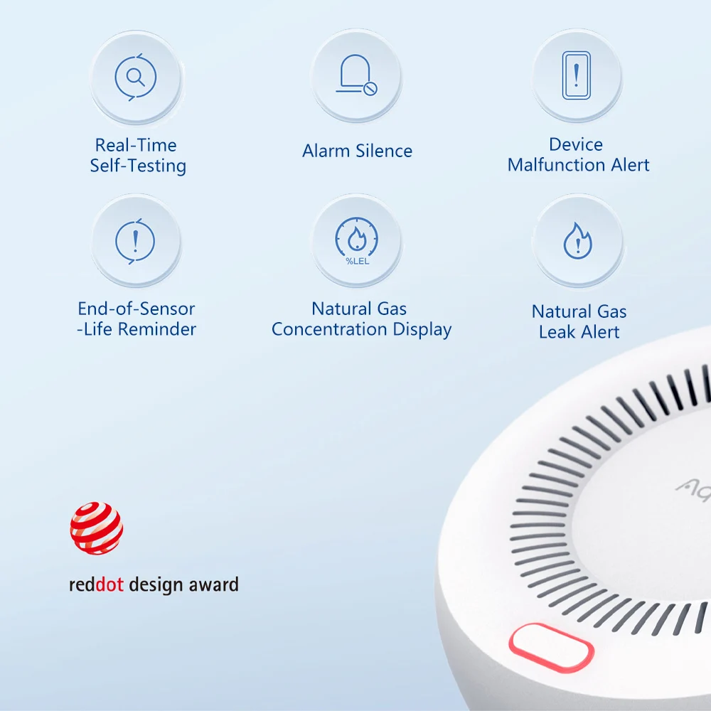 Aqara Natural Gas Detector Sma - Smart Home Xiaomi recension och pris