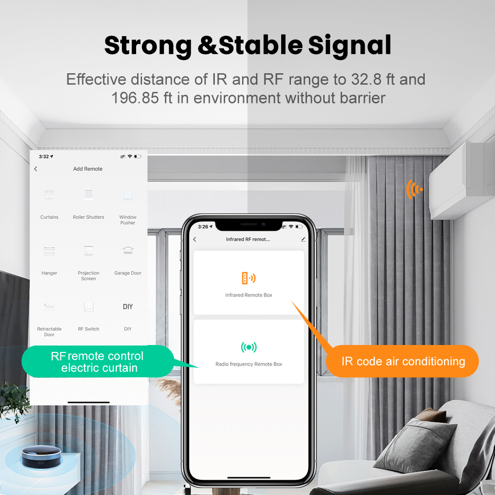 Tuya IR RF 433/315 Universal W - Smart Home Orvibo recension och pris