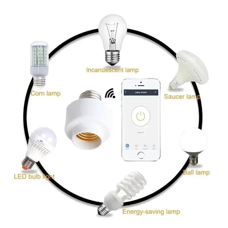 Tuya WIiFi BL E27 Socket Smart - Voice Control Light Bulb recension och pris