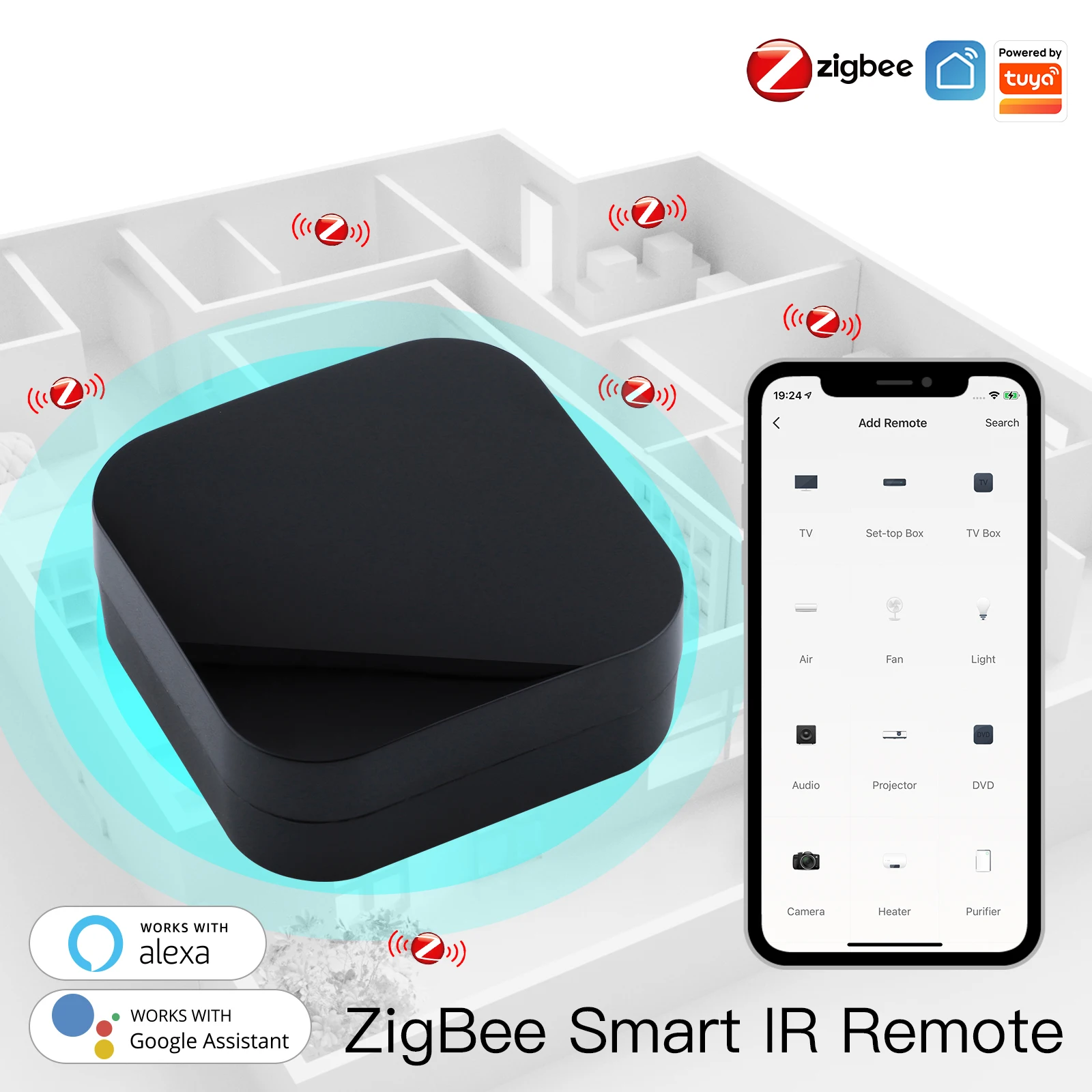 Zigbee Smart IR Remote Control - Smart Home Orvibo recension och pris