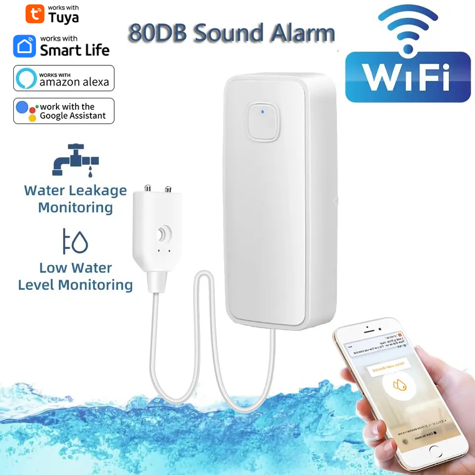 Tuya WiFi Smart Water Leak Sen - Wifi Water Sensor recension och pris