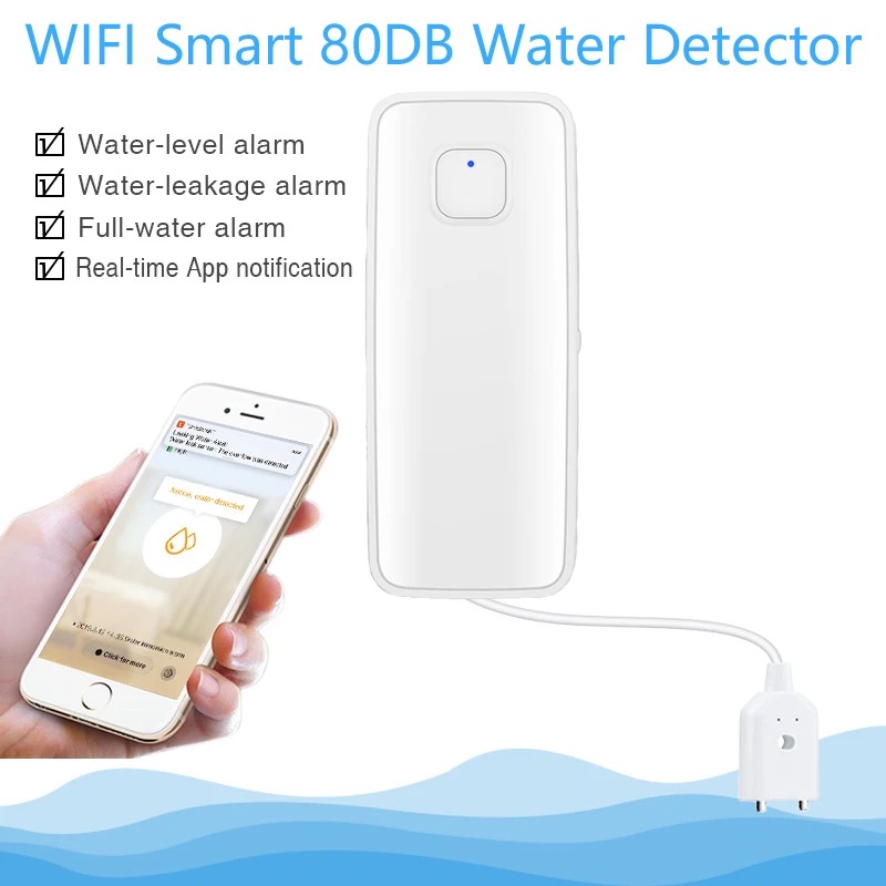 Tuya WiFi Smart Water Leak Sen - Wifi Water Sensor recension och pris