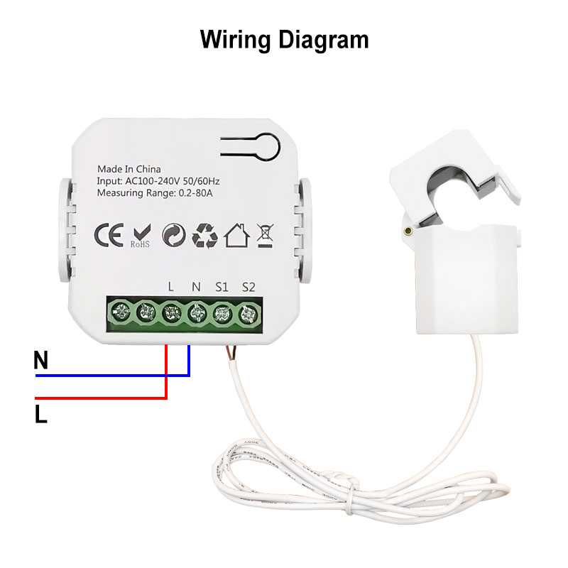 Smart Life ZigBee Clamp Power  - Smart Energy Monitor recension och pris
