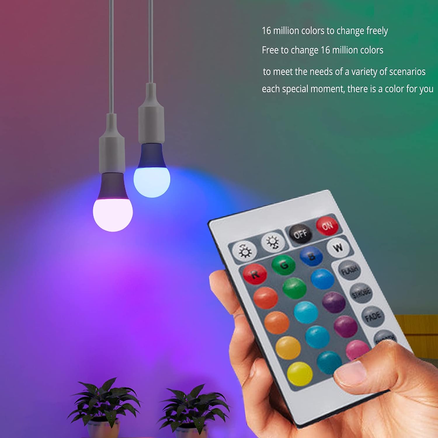 E27 220V 16 Colors RGB Bulb LE - Voice Control Light Bulb recension och pris