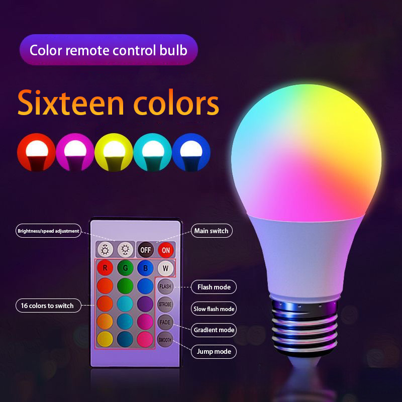 E27 220V 16 Colors RGB Bulb LE - Voice Control Light Bulb recension och pris