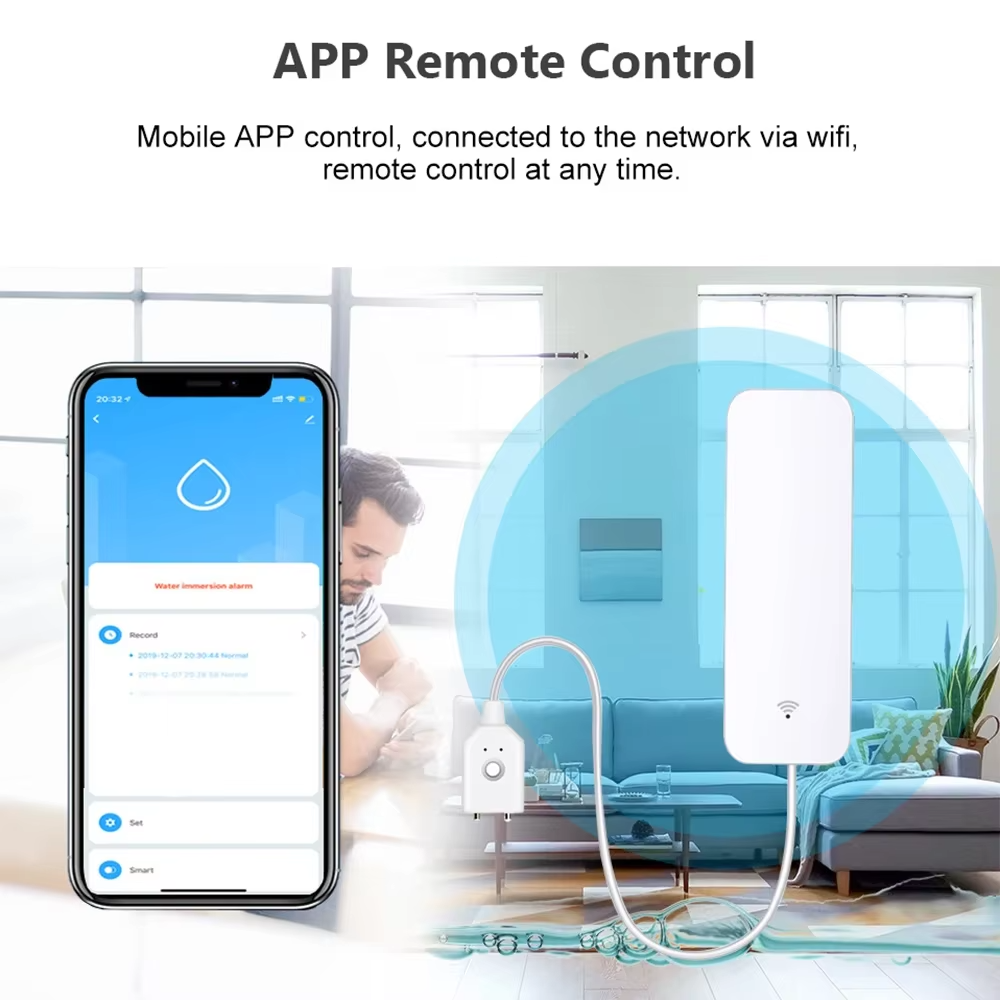 ZigBee WiFi Water Leak Sensor  - Wifi Water Sensor recension och pris