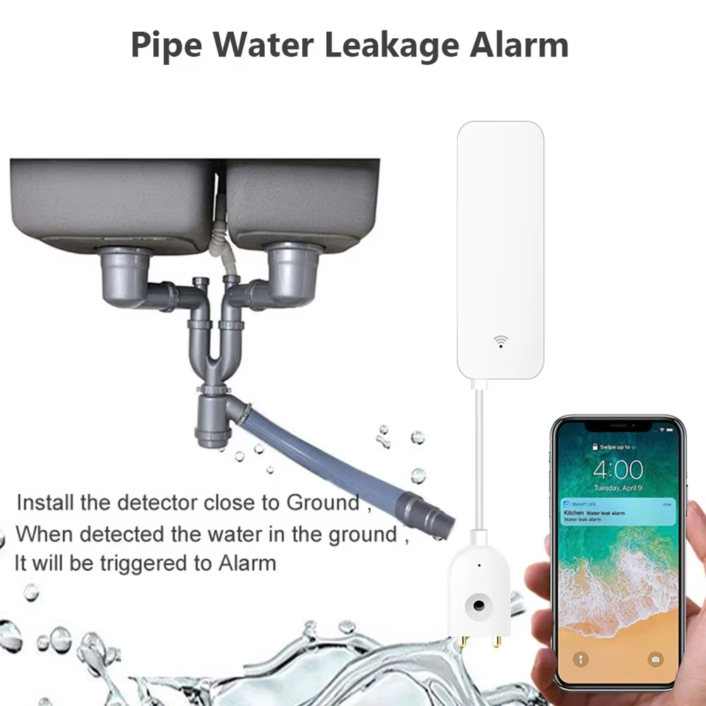 ZigBee WiFi Water Leak Sensor  - Wifi Water Sensor recension och pris