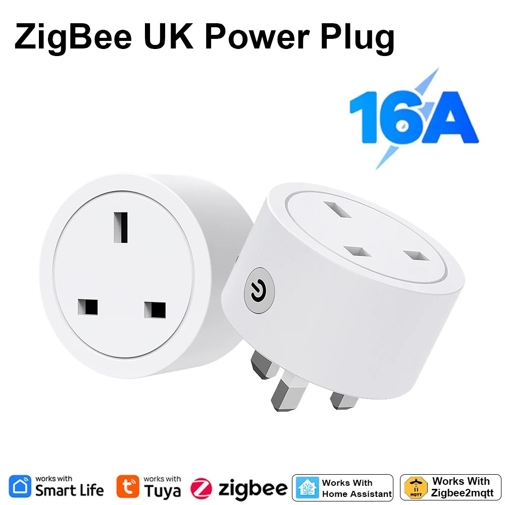 Zigbee Smart Plug 16A UK Socke - Smart Home Remote Control recension och pris