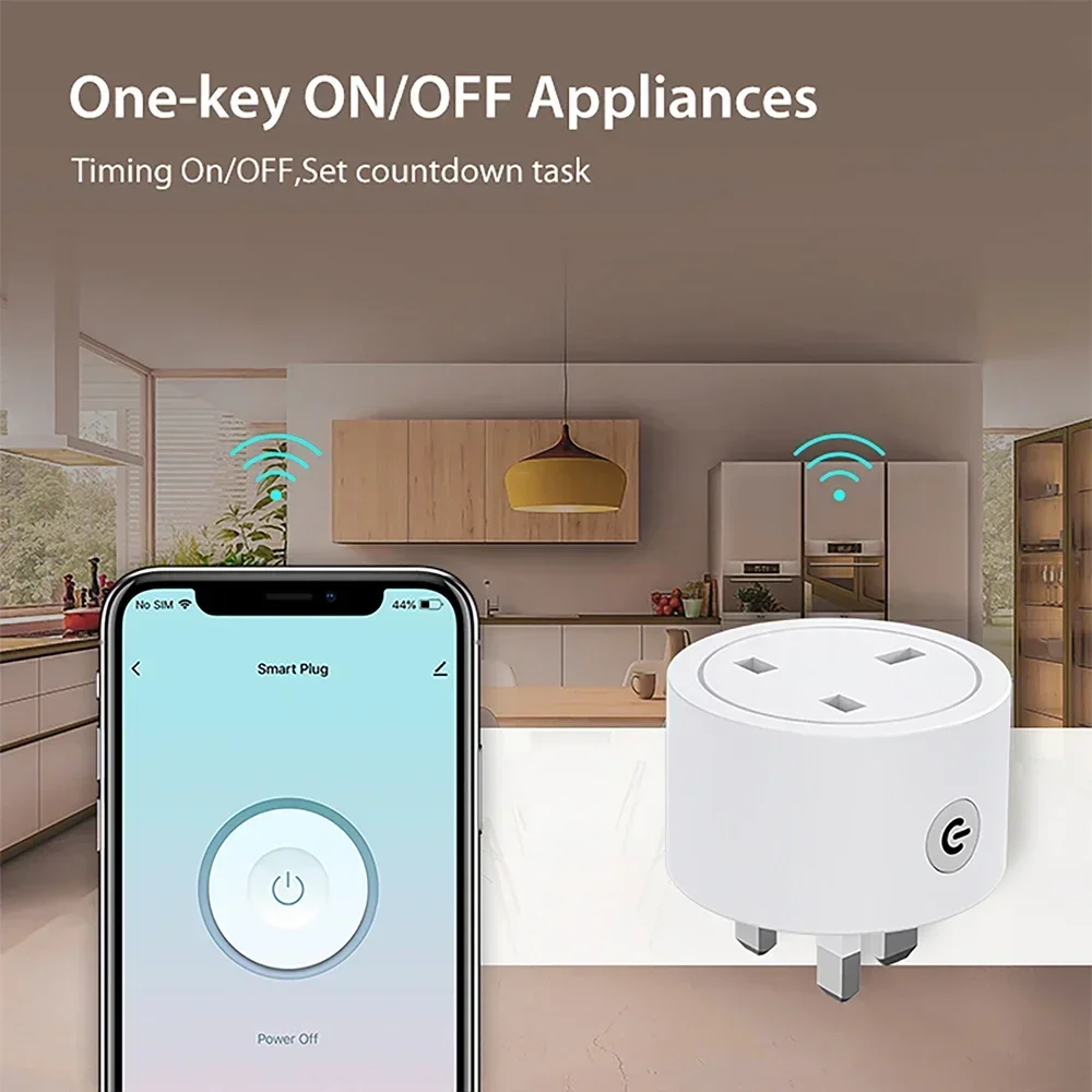 Zigbee Smart Plug 16A UK Socke - Smart Home Remote Control recension och pris