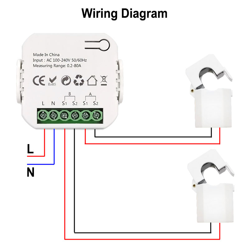 Smart WiFi Energy Meter Bidire - Smart Energy Monitor recension och pris