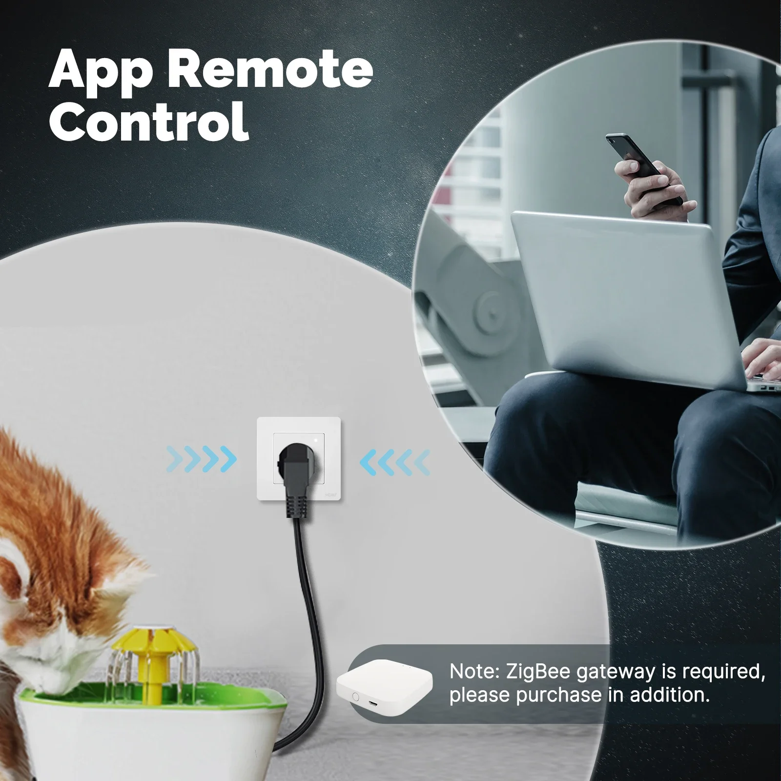 MOES Tuya ZigBee Smart Socket  - Smart Home Energy App recension och pris
