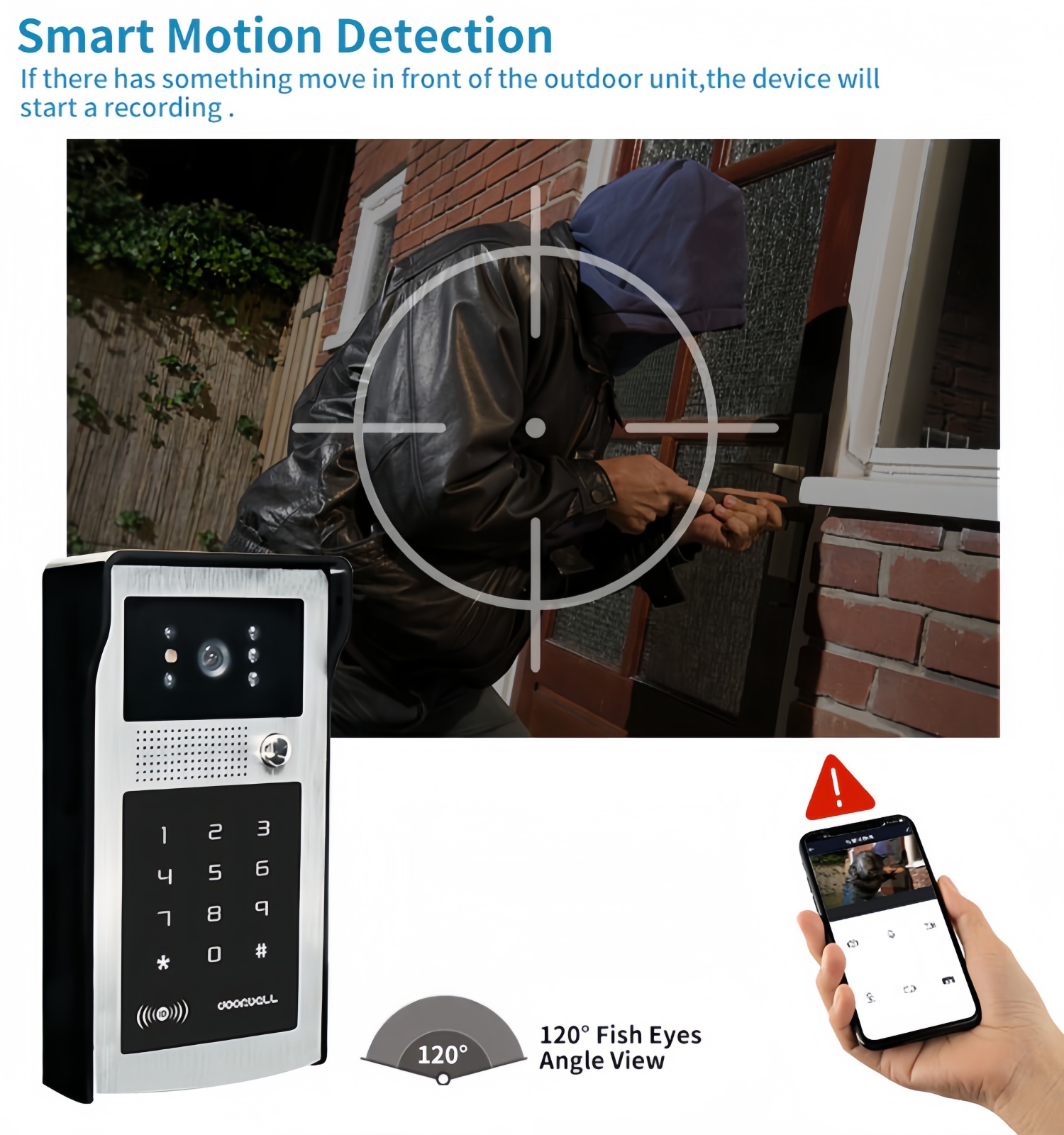 TUYA WIFI video intercom doorb - Smart Home Video Doorbell recension och pris