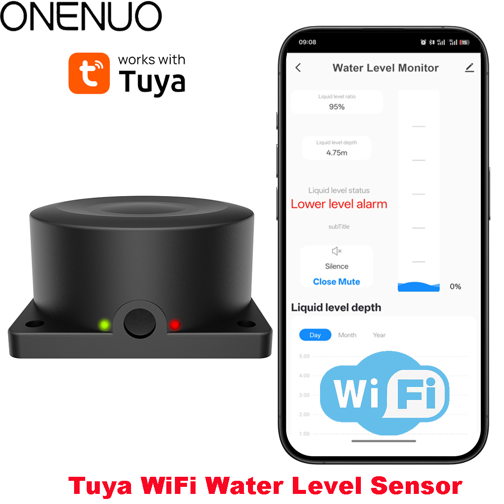 ONENUO Liquid Level Sensor Oil - Wifi Water Sensor recension och pris