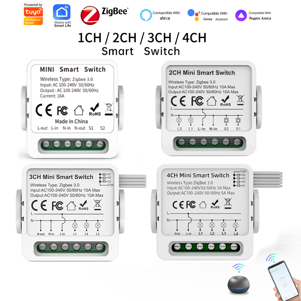 Tuya Zigbee 3.0 Smart Switch 1 - Smart Home Tuya recension och pris