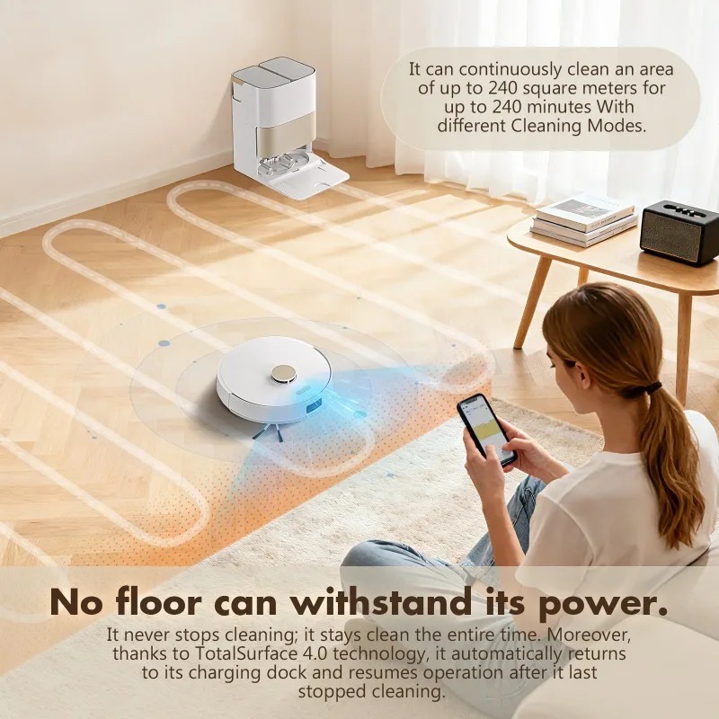 Robotic Vacuum Cleaner, Wet Dr - Smart Home Robot recension och pris