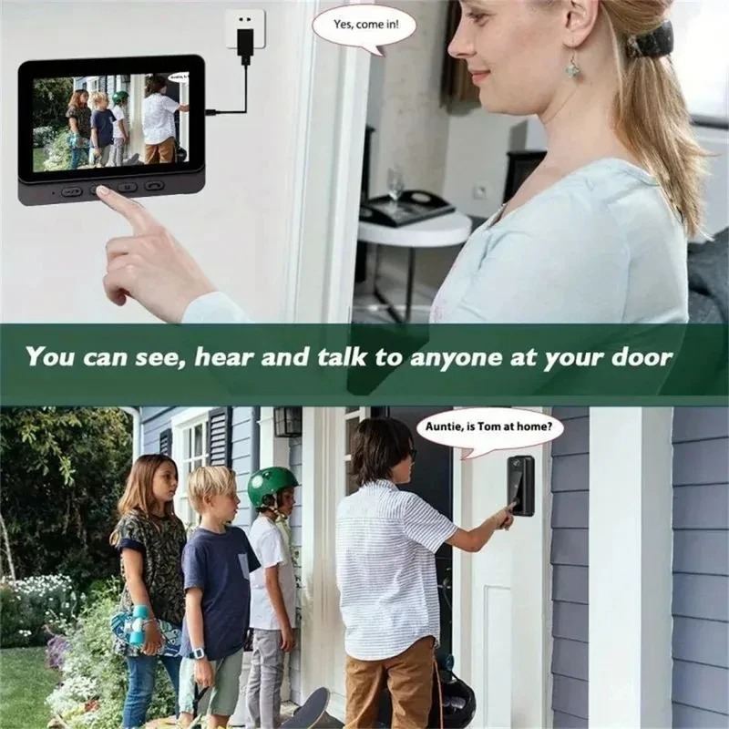M8 Smart Visual Doorbell WiFi  - Smart Home Video Doorbell recension och pris