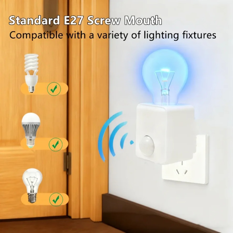 E27 PIR Motion Sensor Led Swit - Voice Control Light Bulb recension och pris