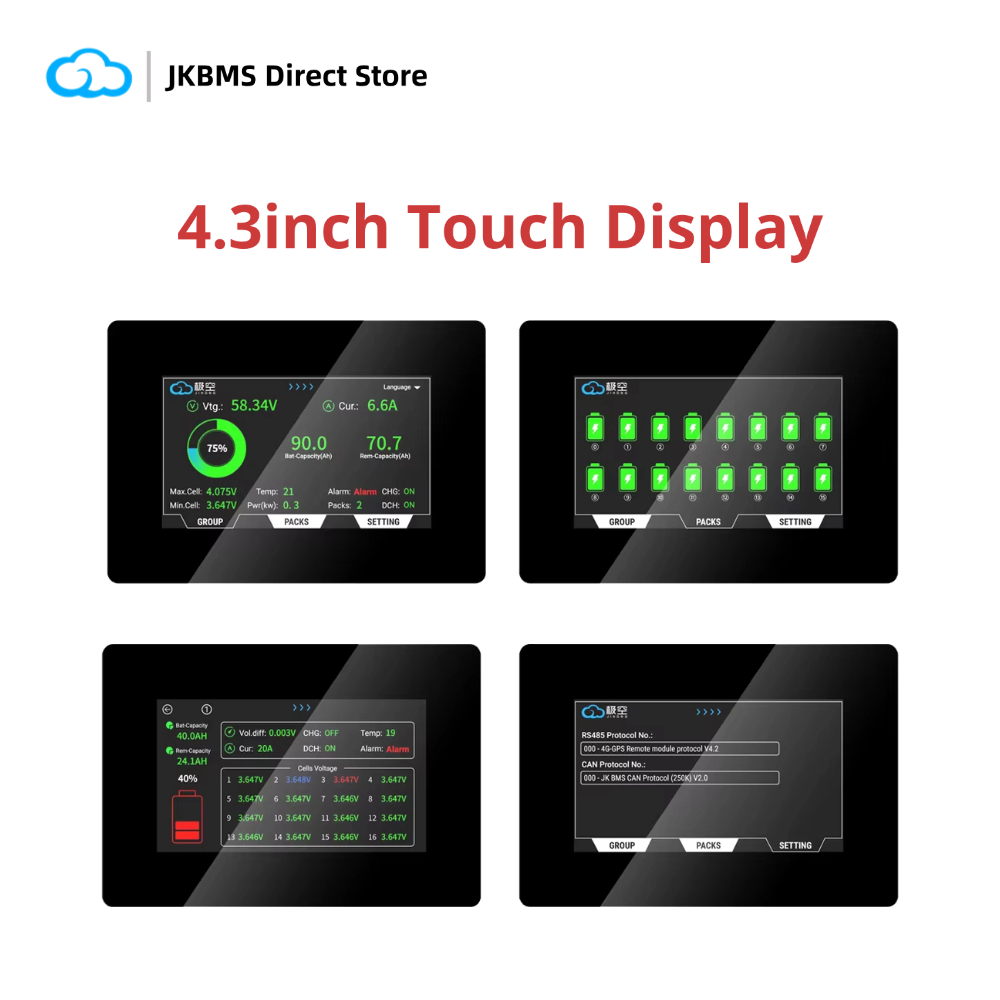 JIKONG V19 Display JKBMS 3.2 I - Smart Energy Monitor recension och pris