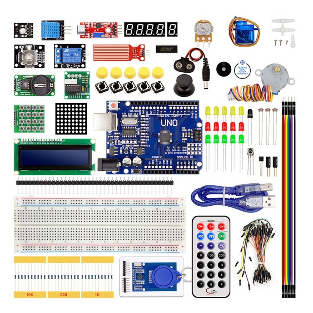 Arduino Starter Kit UNO R3 wit - Smart Home Demo Kit recension och pris
