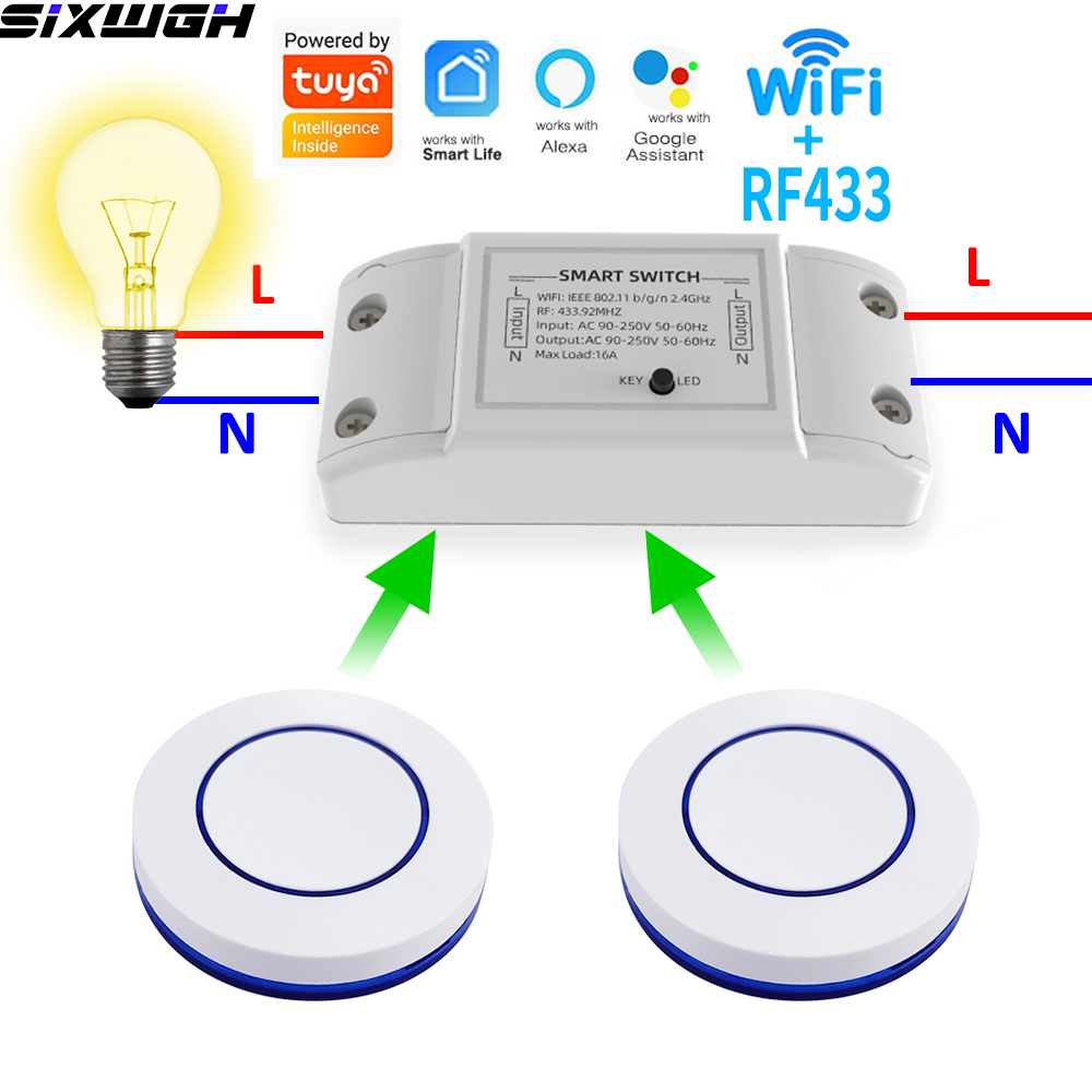 16A WiFi Tuya Smart Switch Wir - Smart Home Remote Control recension och pris