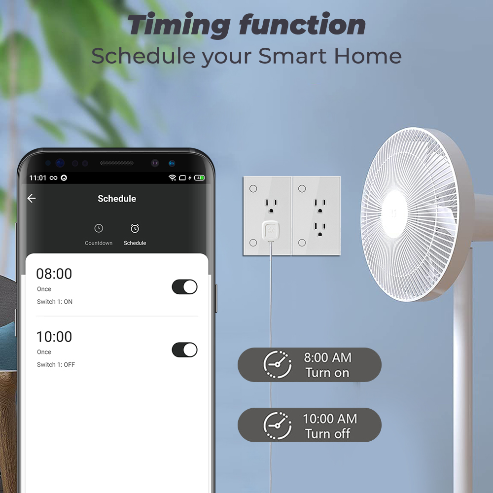 16A Tuya Wifi Socket Us Plug O - Smart Outdoor Plug recension och pris
