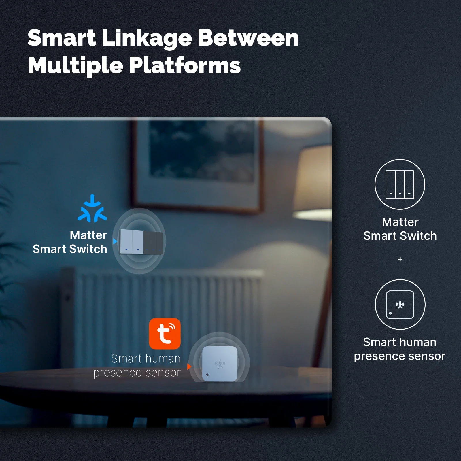 MOES Matter Tuya WiFi Smart Li - Smart Home Remote Control recension och pris