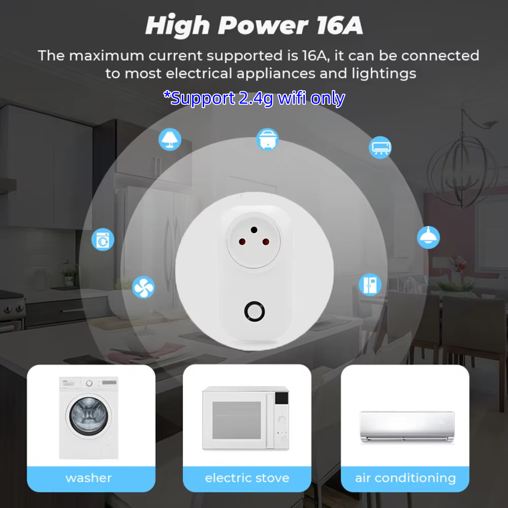 Tuya Smart Socket IsraeL Plug  - Smart Outdoor Plug recension och pris