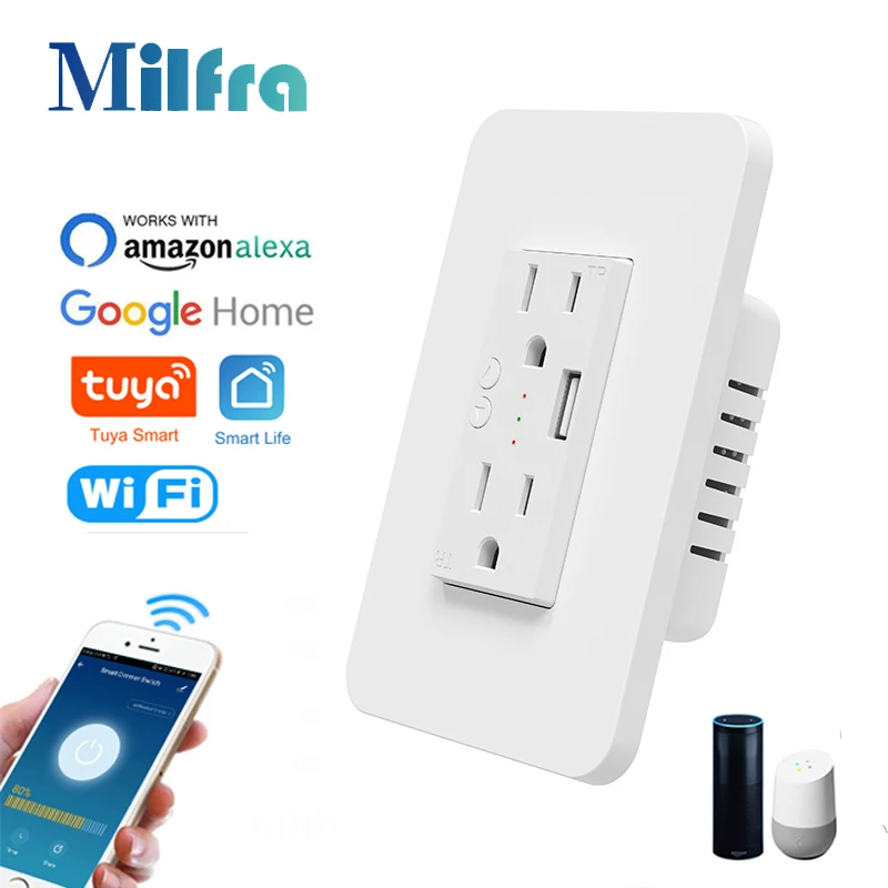 Milfra Wifi Smart Socket Doubl - Smart Outdoor Plug recension och pris