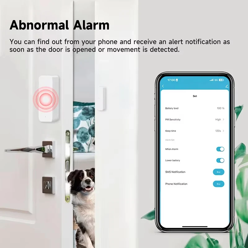 Tuya Zigbee/WiFi Magnetic Door - Smart Home Zigbee Gateway recension och pris
