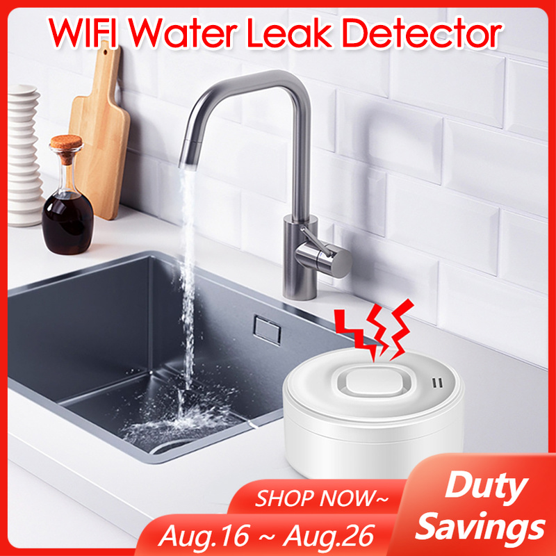 Smart WIFI Water Leak Detector - Wifi Water Sensor recension och pris